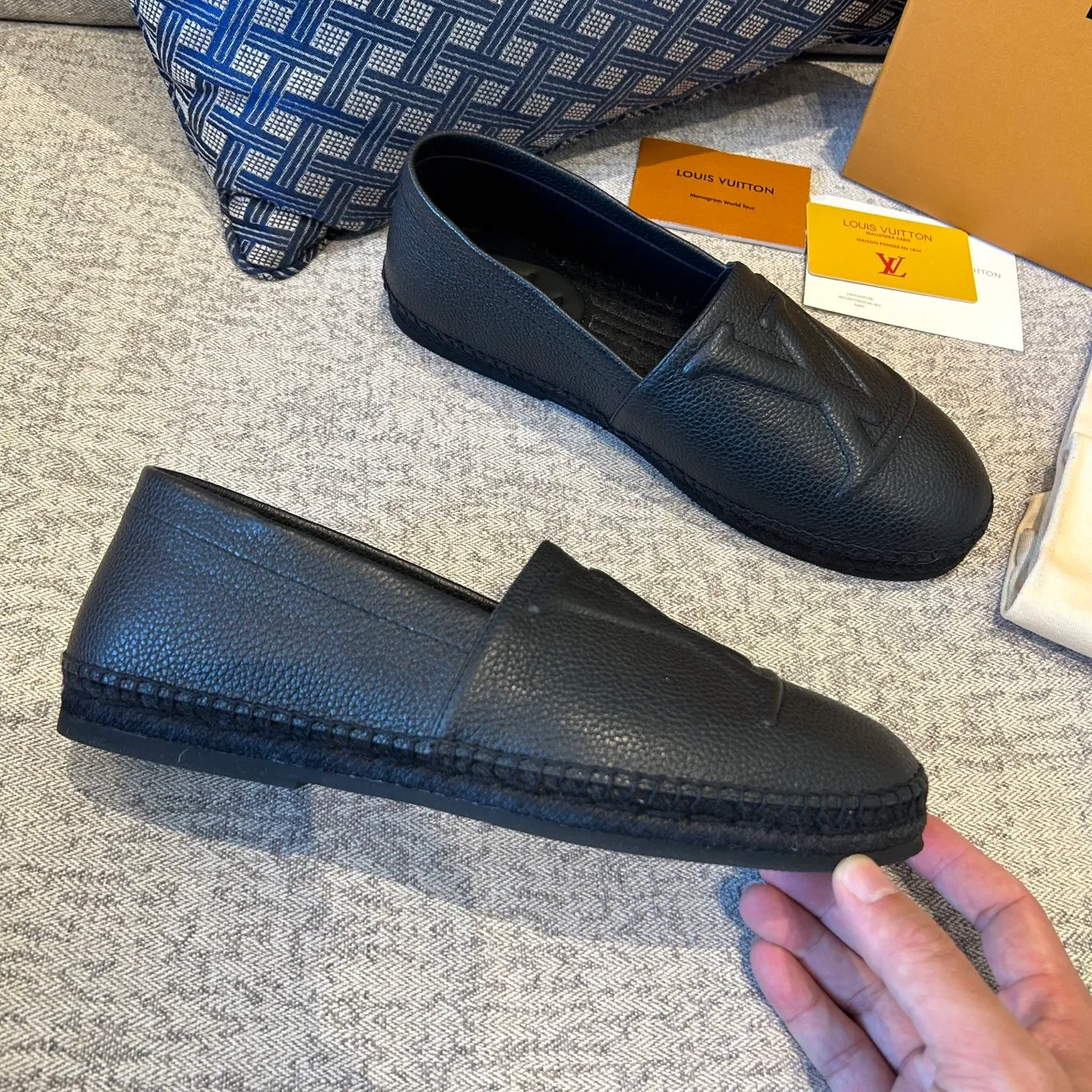 [L Family] Top P: 720💰-Size: 39-44 (customized at 38.45.46) L Family Freesstyle Men's Fisherman Shoes. 2026 Overseas🎆🎆[Spring and Summer New Style: Lv Fisherman Shoes] Material: calf suede, cowhide𥚃, rubber injection process, hemp rope with rubber outsole.